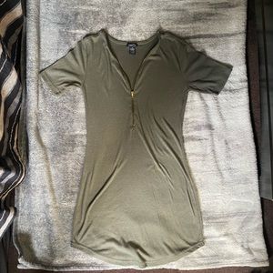 Rue 21 Zip Dress — Medium